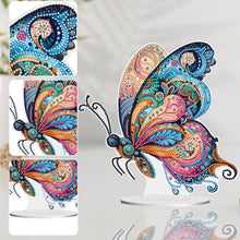 Load image into Gallery viewer, Flower Butterfly-Single Side Drill-Acrylic Diamond Desktop Ornament