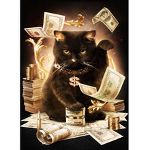 Load image into Gallery viewer, Money Cat Tree - Full Drill Diamond Painting