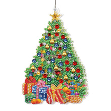 Load image into Gallery viewer, 5D Christmas Diamond Painting Hanging Light Festive Rhinestone Lamp Pendant Kits