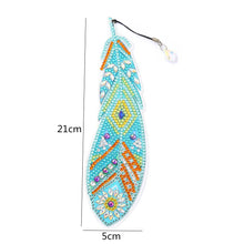 Load image into Gallery viewer, DIY Diamond Painting-Feather Bookmark