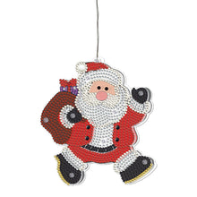 Load image into Gallery viewer, 5D Christmas Diamond Painting Hanging Light Festive Rhinestone Lamp Pendant Kits