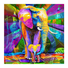 Load image into Gallery viewer, Elephant - Full Drill Diamond Painting