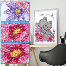 Load image into Gallery viewer, Couple Bear-Special Shaped Crystal Diamond Painting-30*40cm