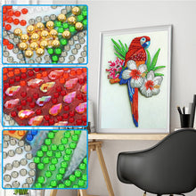 Load image into Gallery viewer, Parrot-Special Shaped Crystal Diamond Painting-30*40cm