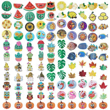 Load image into Gallery viewer, Cartoon Plants-Wooden Diamond Coaster