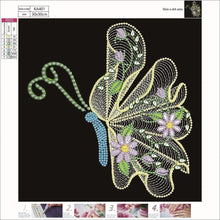 Load image into Gallery viewer, Butterfly-Crystal Rhinestone Diamond Painting(30*30CM)