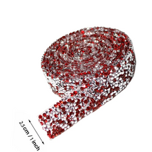 Load image into Gallery viewer, 1M Crystal Diamond Sticker Strip Self Adhesive Ribbon DIY Frame