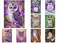Load image into Gallery viewer, Owl-Full Round Diamond Painting-30x40cm