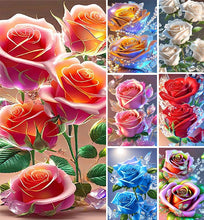 Load image into Gallery viewer, Glitter Rose-Full Drill Diamond Painting
