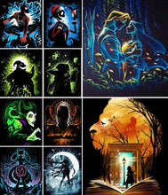 Load image into Gallery viewer, Film Silhouette-Full Round Drill Diamond Painting-30x40cm