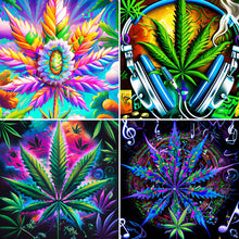 Load image into Gallery viewer, Leaf-Full Round Diamond Painting-30x30cm