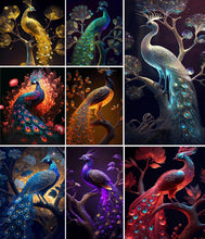 Load image into Gallery viewer, Peacock-Full Round Diamond Painting-30x40cm