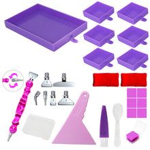 Load image into Gallery viewer, Diamond Embroidery Large Tray Bead Storage with Cover Diamond Painting Organizer