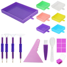 Load image into Gallery viewer, Diamond Embroidery Large Tray Bead Storage with Cover Diamond Painting Organizer