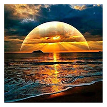 Load image into Gallery viewer, Rising Sun Sea - Full Drill Diamond Painting