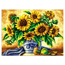 Load image into Gallery viewer, Sunflowers - Full Drill Diamond Painting - 35x45cm