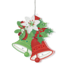 Load image into Gallery viewer, 5D Christmas Diamond Painting Hanging Light Festive Rhinestone Lamp Pendant Kits