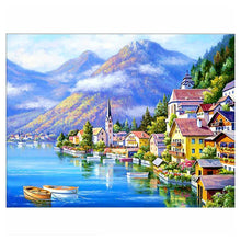 Load image into Gallery viewer, Seaside Town - Full Drill Diamond Painting