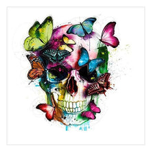 Load image into Gallery viewer, Butterfly Love Skull - Full Drill Diamond Painting