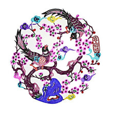 Load image into Gallery viewer, Magpine Plum - Full Drill Diamond Painting