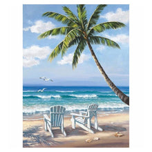 Load image into Gallery viewer, Coconut Tree - Full Drill Diamond Painting