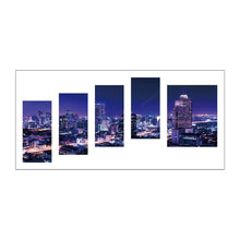 Load image into Gallery viewer, 5-pictures City - Full Drill Diamond Painting - 95x45cm