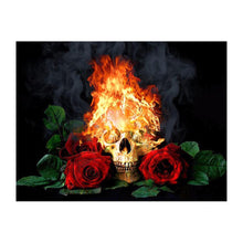 Load image into Gallery viewer, Fire Rose - Full Drill Diamond Painting