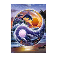 Load image into Gallery viewer, Tai Chi Dolphin - Full Drill Diamond Painting