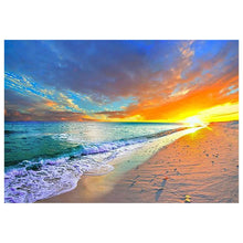 Load image into Gallery viewer, Beach in Setting Sun - Full Drill Diamond Painting