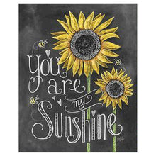 Load image into Gallery viewer, Sunflower Blackboard - Full Drill Diamond Painting