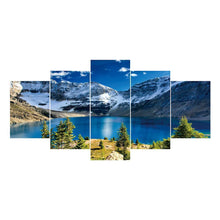 Load image into Gallery viewer, 5-pictures Blue Sea Sky - Full Drill Diamond Painting - 95x45cm