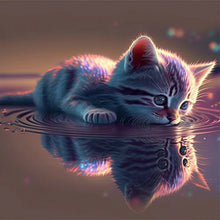 Load image into Gallery viewer, Cat-Full Drill Diamond Painting