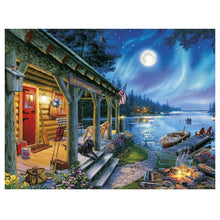 Load image into Gallery viewer, Lake Night - Full Drill Diamond Painting