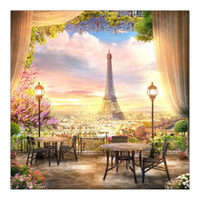 Load image into Gallery viewer, Eiffel Tower scenery - Full Drill Diamond Painting