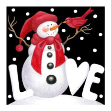 Load image into Gallery viewer, Christmas Snowman - Full Drill Diamond Painting