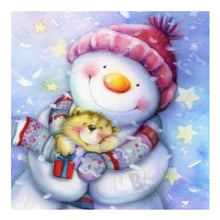 Load image into Gallery viewer, Christmas Snowman - Full Drill Diamond Painting