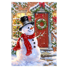 Load image into Gallery viewer, Christmas Snowman - Full Drill Diamond Painting