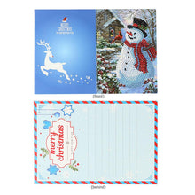 Load image into Gallery viewer, 8pcs/Set-Christmas-Diamond Greeting Cards