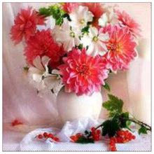 Load image into Gallery viewer, Flowers - Full Drill Diamond Painting
