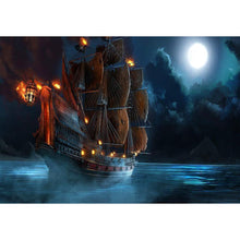 Load image into Gallery viewer, Lighting Ship - Full Drill Diamond Painting