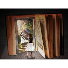 Load image into Gallery viewer, Girl Into the World of Book - Full Drill Diamond Painting