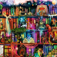 Load image into Gallery viewer, Fantasy Books Magic World - Full Drill Diamond Painting