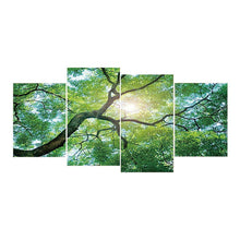 Load image into Gallery viewer, 4pcs Big Tree - Full Drill Diamond Painting - 80x40cm