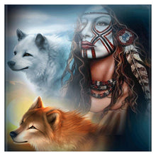 Load image into Gallery viewer, Wolf - Full Drill Diamond Painting