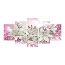 Load image into Gallery viewer, 5-pictures Flower - Full Drill Diamond Painting - 95x45cm