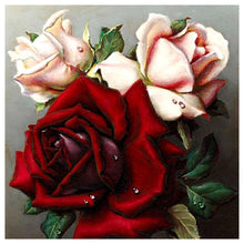 Load image into Gallery viewer, Rose Flower - Full Drill Diamond Painting