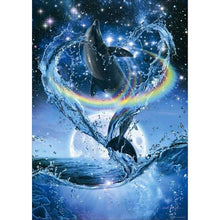 Load image into Gallery viewer, Dolphin Leap - Full Drill Diamond Painting