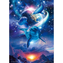 Load image into Gallery viewer, Starry Sky Dolphin - Full Drill Diamond Painting