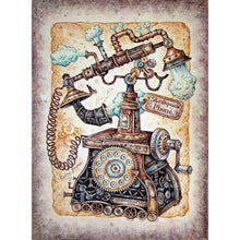 Load image into Gallery viewer, Retro Telephone - Full Drill Diamond Painting