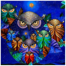 Load image into Gallery viewer, Owl - Full Drill Diamond Painting